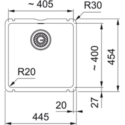 Evier Kubus Fraceram KXK 110-41 Onyx manuel 123418