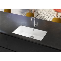 Evier Kubus Fraceram KXK 110-71 Blanc manuel 123463
