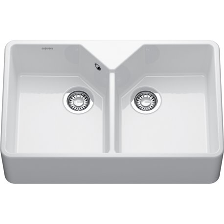 Evier Belfast Fraceram BFK 720-36-36 Blanc manuel 117653