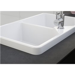 Evier Belfast Fraceram BFK 720-36-36 Blanc manuel 117653