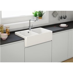 Evier Belfast Fraceram BFK 720-36-36 Blanc manuel 117653