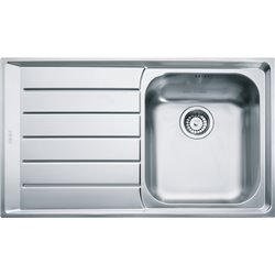 Evier Neptune Inox NEX 211-86 Inox manuel égouttoir à gauche 864 x 514 mm 118544