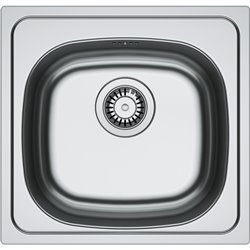 Evier Spark Inox SKN 610-37 Inox manuel 455 x 435 mm 464757