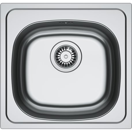 Evier Spark Inox SKN 610-37 Inox manuel 455 x 435 mm 464757