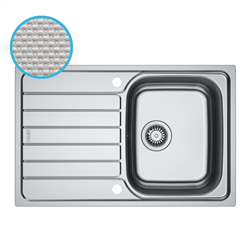 Evier Spark Inox SKL 611-78 Inox-Dekor automatique 780 x 500 mm 464412