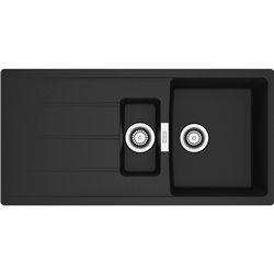 Evier Centro Fragranit CNG 651 Noir mat automatique 121711