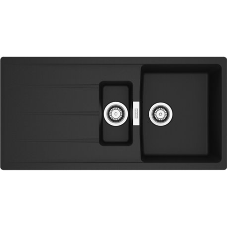 Evier Centro Fragranit CNG 651 Noir mat automatique 121711