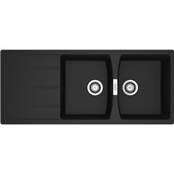 Evier Centro Fragranit CNG 621 Noir mat automatique 121773