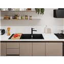 Evier Centro Fragranit CNG 621 Noir mat automatique 121773