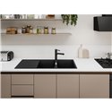Evier Centro Fragranit CNG 621 Noir mat automatique 121773