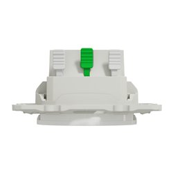 Lot de 40 prises de courant 2P+T Odace S523059P Blanc 