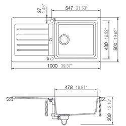 Typos EV 51011, EV51011 139 granit nero