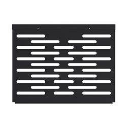 Panneau arrière cache clim Ambra Noir Taille S