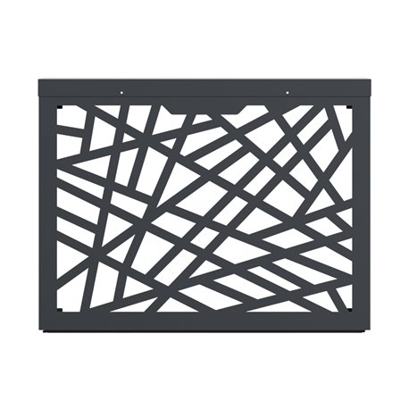 Panneau arrière cache clim Diamante Gris Taille XXL