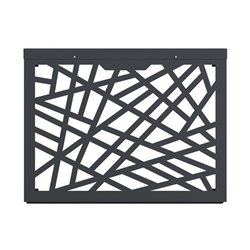Panneau arrière cache clim Diamante Gris Taille XL