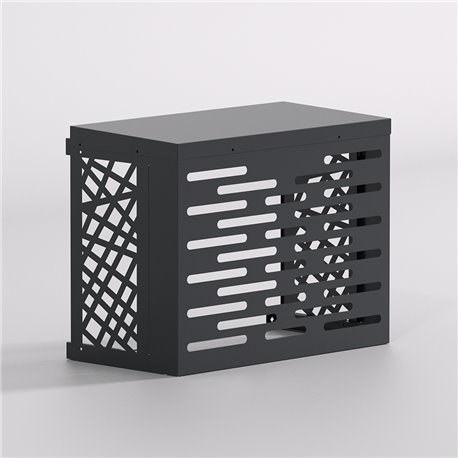 Cache clim extérieur Design Box Ambra Gris Taille S