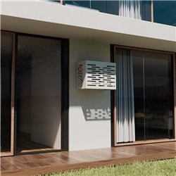 Cache clim extérieur Design Box Ambra Blanc Taille XXL