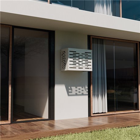 Cache clim extérieur Design Box Ambra Blanc Taille XXL