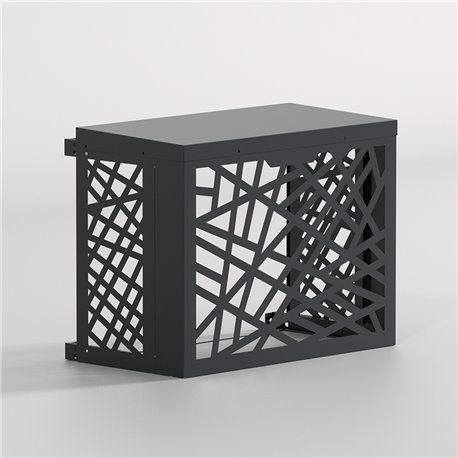Cache clim extérieur Design Box Diamante Gris Taille XXL