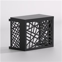 Cache clim extérieur Design Box Diamante Noir Taille 3XL