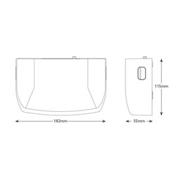 Pompe de relevage Mini Blanche 12 L/h