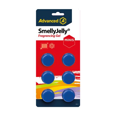 Gel parfumé Mini SmellyJelly Montagne pour climatisation et ventilation - 6 pastilles