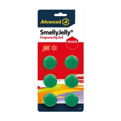 Gel parfumé Mini SmellyJelly Pomme pour climatisation et ventilation - 6 pastilles