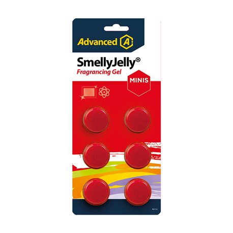 Gel parfumé Mini SmellyJelly Floral pour climatisation et ventilation - 6 pastilles