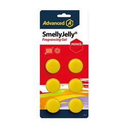 Gel parfumé Mini SmellyJelly Citron pour climatisation et ventilation - 6 pastilles