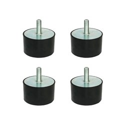 Lot de 4 Supports antivibratile pour PAC 