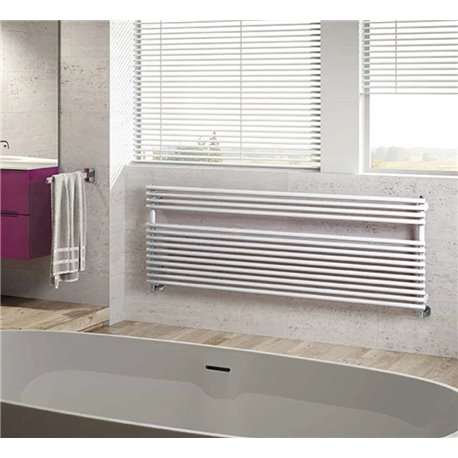 Sèche serviette eau chaude Rigo, 967 Watts Blanc Standard RIP152B01IR01NNN-01-ST-DESTOCK