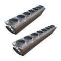 Plénum de soufflage sur mesure 14-18 kWatts, 8 à 9 piquages