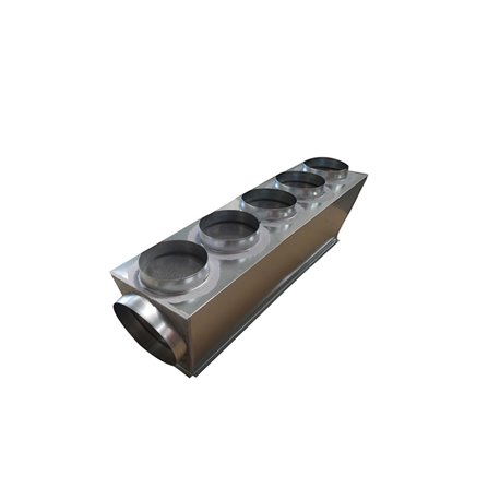 Plénum de soufflage sur mesure 3-6 kWatts, 6 piquages Plénum de soufflage sur mesure 3-6 kWatts, 6 piquages