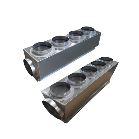 Plénum de soufflage sur mesure 7-9 kWatts, 5 à 6 piquages