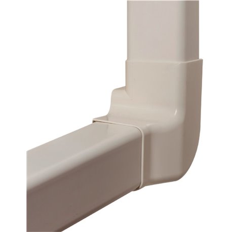 Angle vertical droite 0615VD Ivoire 60x45 mm