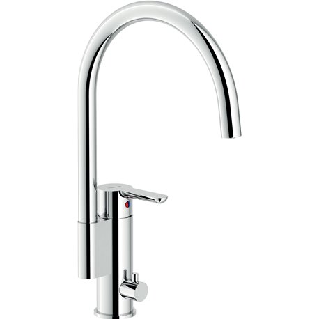 Mitigeur cuisine avec raccord lave-vaisselle ABC AB87133/10CR chromé brillant