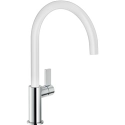 Mitigeur cuisine Flag FL96113WC Chromé brillant et blanc mat