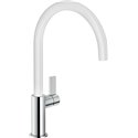 Mitigeur cuisine Flag FL96113WC Chromé brillant et blanc mat