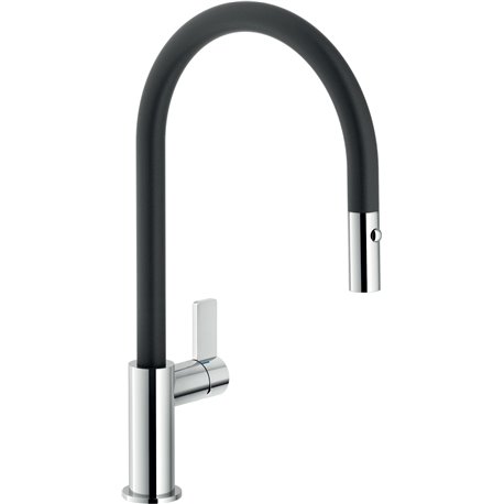 Mitigeur cuisine Flag FL96137NC Chromé brillant et Mora mat