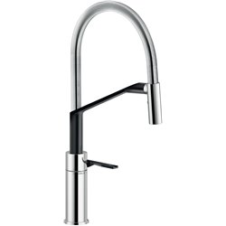 Mitigeur cuisine Héron HR125300CB Chromé brillant et Mora mat