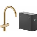 Mitigeur cuisine Sorgente Frizza LV0K133/EFRGTP Ambra brossé PVD
