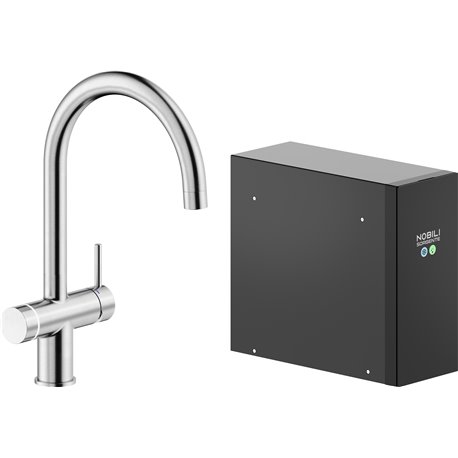 Mitigeur cuisine Sorgente Frizza LV0K133/EFRIX Inox brossé