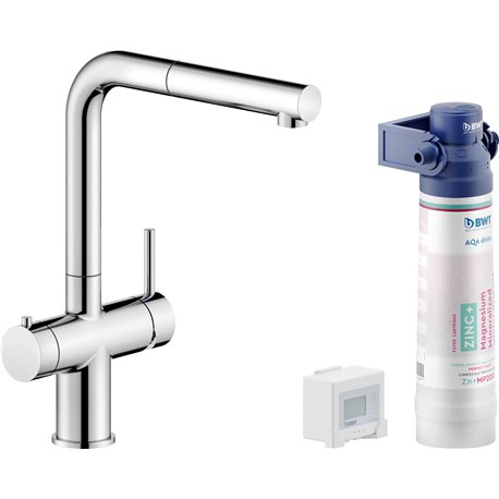 Mitigeur cuisine Sorgente Filtra LV129117/3VBCR Chromé brillant