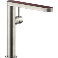 Mitigeur cuisine Match MH109113RJIX Inox brossé et rouge Jaipur