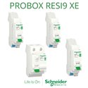 Probox Resi9 XE - Lot de 3x12 disjoncteurs de 10A, 16A et 20A Courbe C + 1 intérrupteur différentiel OFFERT - PROBOXRESI9XE
