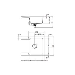 Orion Tectonite OID611-62, 639532 Carbone 500x620x291