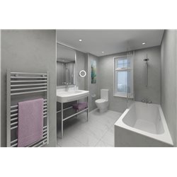 Panneau de douche New Style Bleu marbré 27723BLE