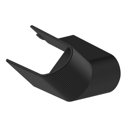 Cache d'angle de finition pour barre dappui de douche 135° Onyx II Carbone