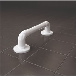 Barre d'appui lisse 11956WH 600 mm