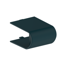 Caches de finition pour barre d'appui de douche Onyx II Canard  (lot de 2)